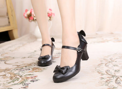 Sosic - Kawaii Lolita Round Toe Shoes