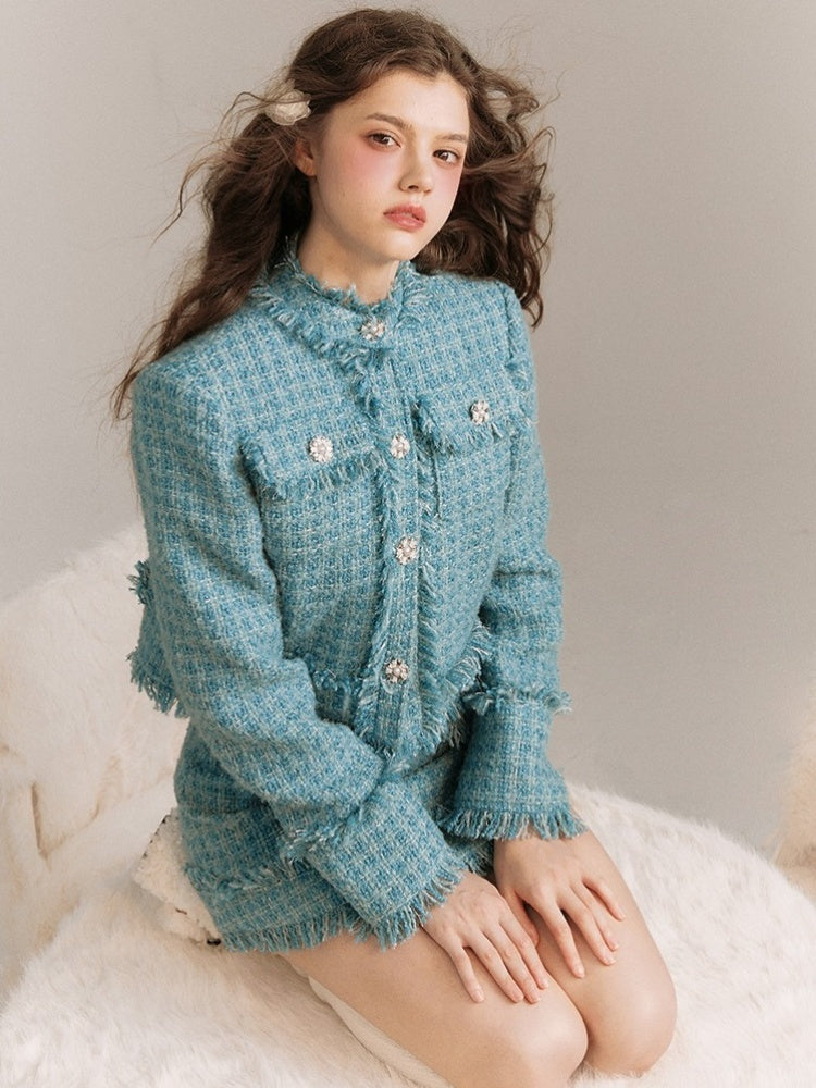 Wool Tweed Jacket & Half Skirt【s0000003856】