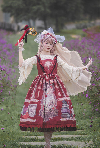 Infanta - Gothic Lolita Vail Double-layer Lace Headdress