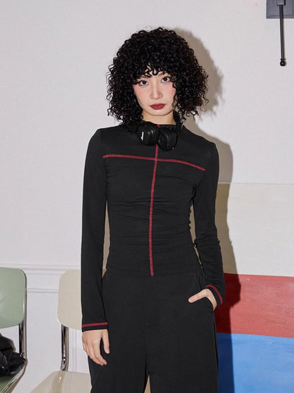 Stitching High Neck Inner T-Shirt【s0000007120】