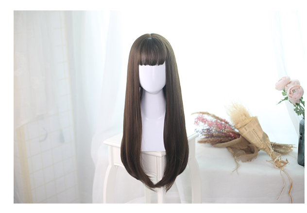 Dalao Home - Lolita JaneNye 65cm Straight Wig Black