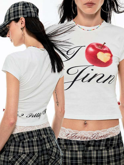 Summer Fruit Print Tee【s0000009141】