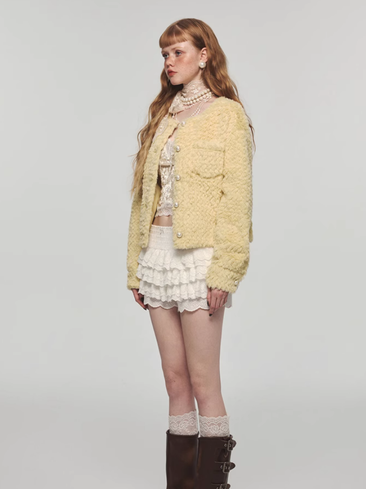 Classic Silhouette Fur Casual Short Coat【s0000004135】