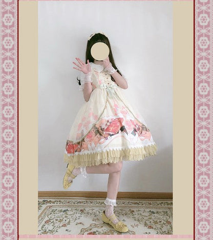 Strawberry Witch - Clock Encounter - Summer Lolita JSK Dress