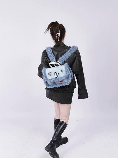 Contrast stitch backpack【s0000003664】