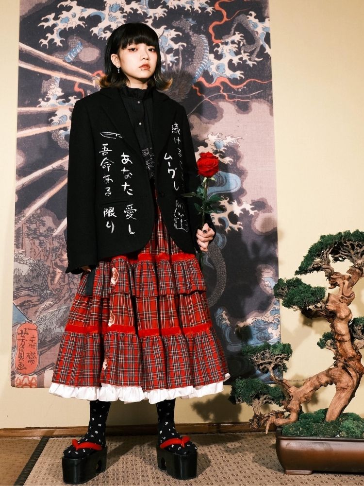 Black Wool Suit Jacket【s0000003618】