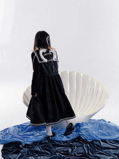 Sailor suit style dress【s0000003605】