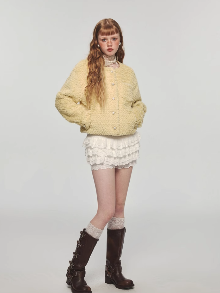 Classic Silhouette Fur Casual Short Coat【s0000004135】