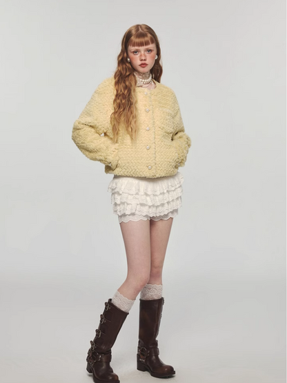 Classic Silhouette Fur Casual Short Coat【s0000004135】