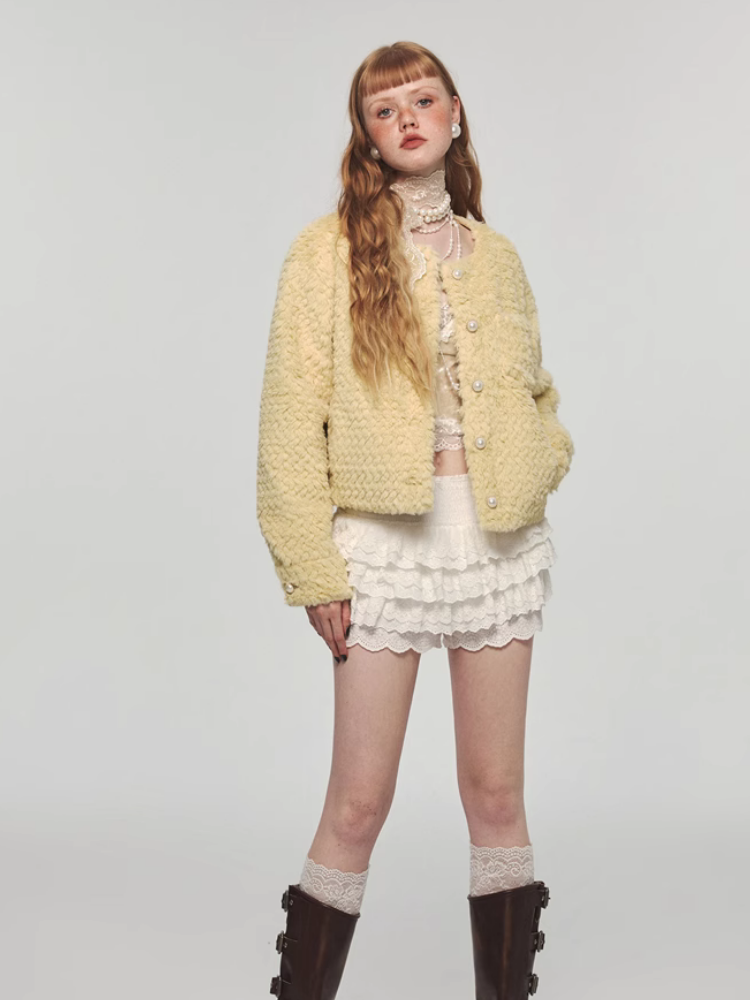 Classic Silhouette Fur Casual Short Coat【s0000004135】