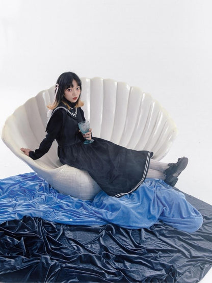 Sailor suit style dress【s0000003605】