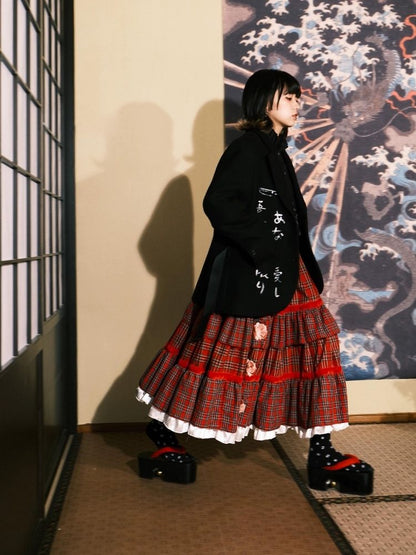 Black Wool Suit Jacket【s0000003618】