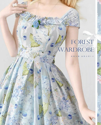Forest Wardrobe - Forest Basket 3.0 - Vintage Lolita JSK Dress for Summer