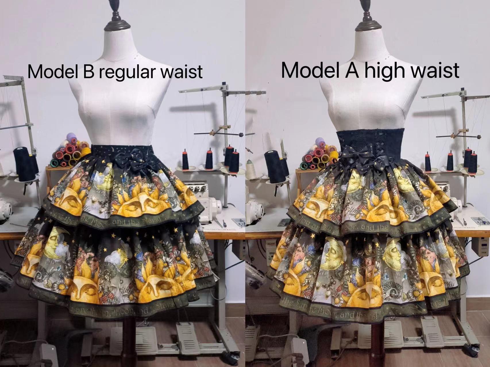 Little Bird - Daily Lolita SK Dress Lolita skirt high Waist SK