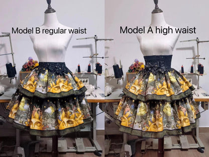 Little Bird - Daily Lolita SK Dress Lolita skirt high Waist SK