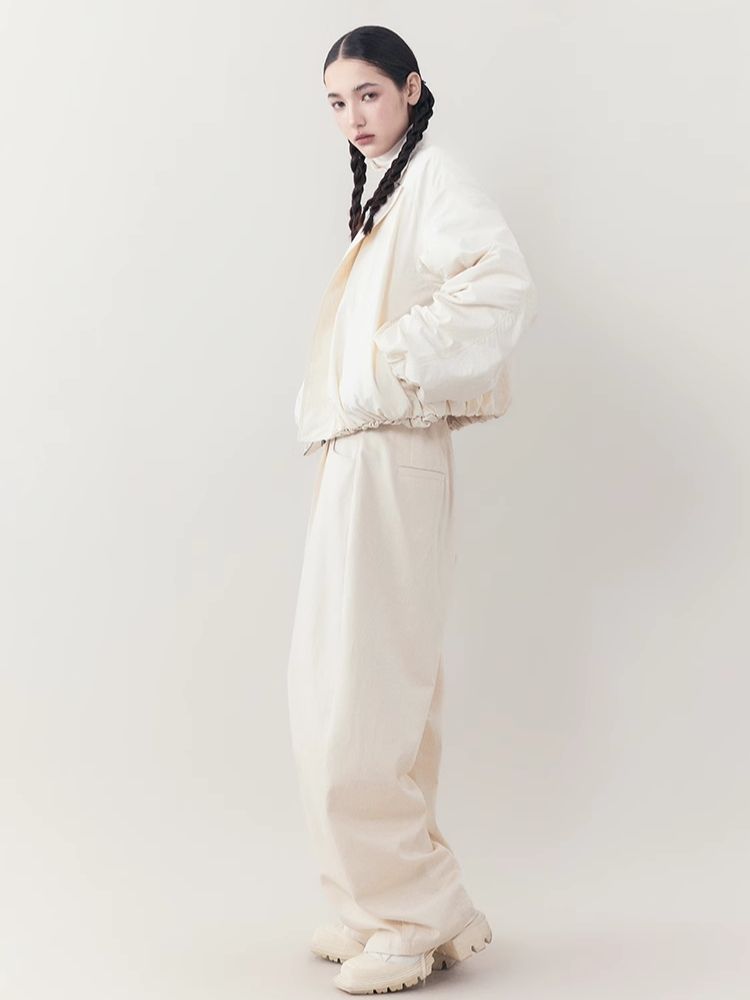 Loose Lazy Cocoon Straight Wide Leg Casual Pants【s0000006391】