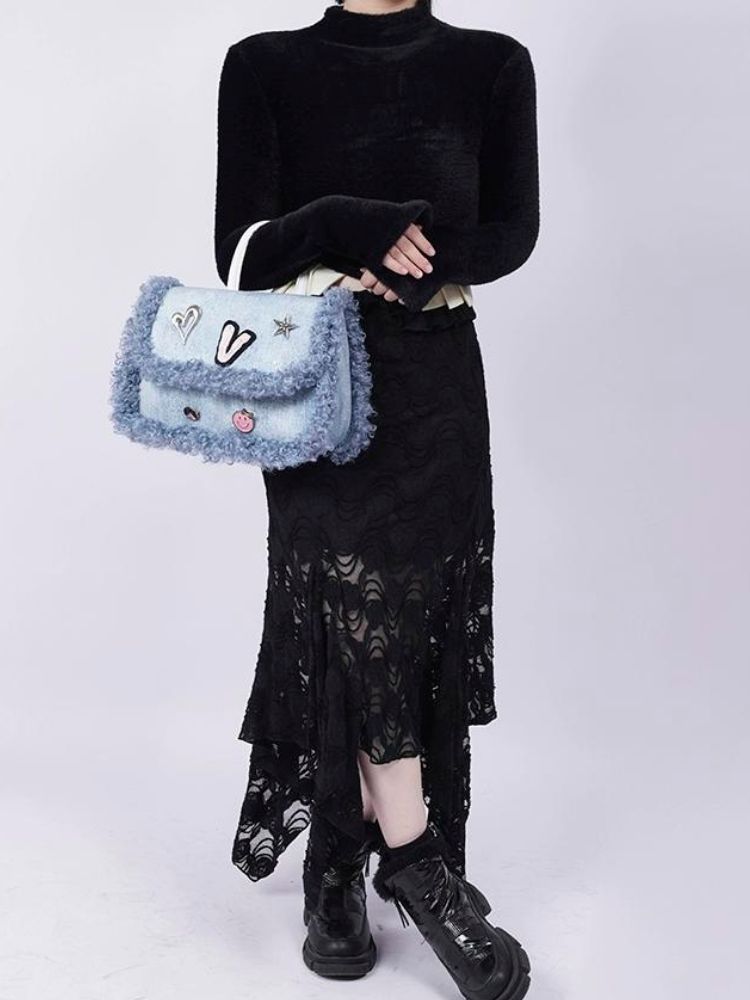 Contrast stitch backpack【s0000003664】