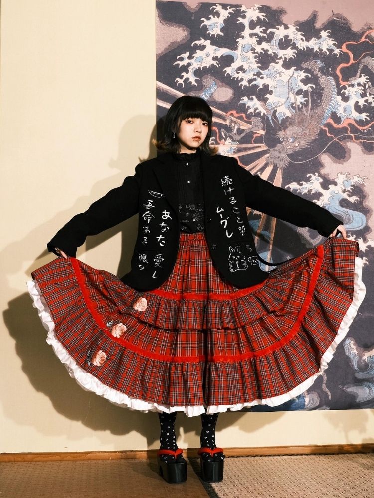 Black Wool Suit Jacket【s0000003618】