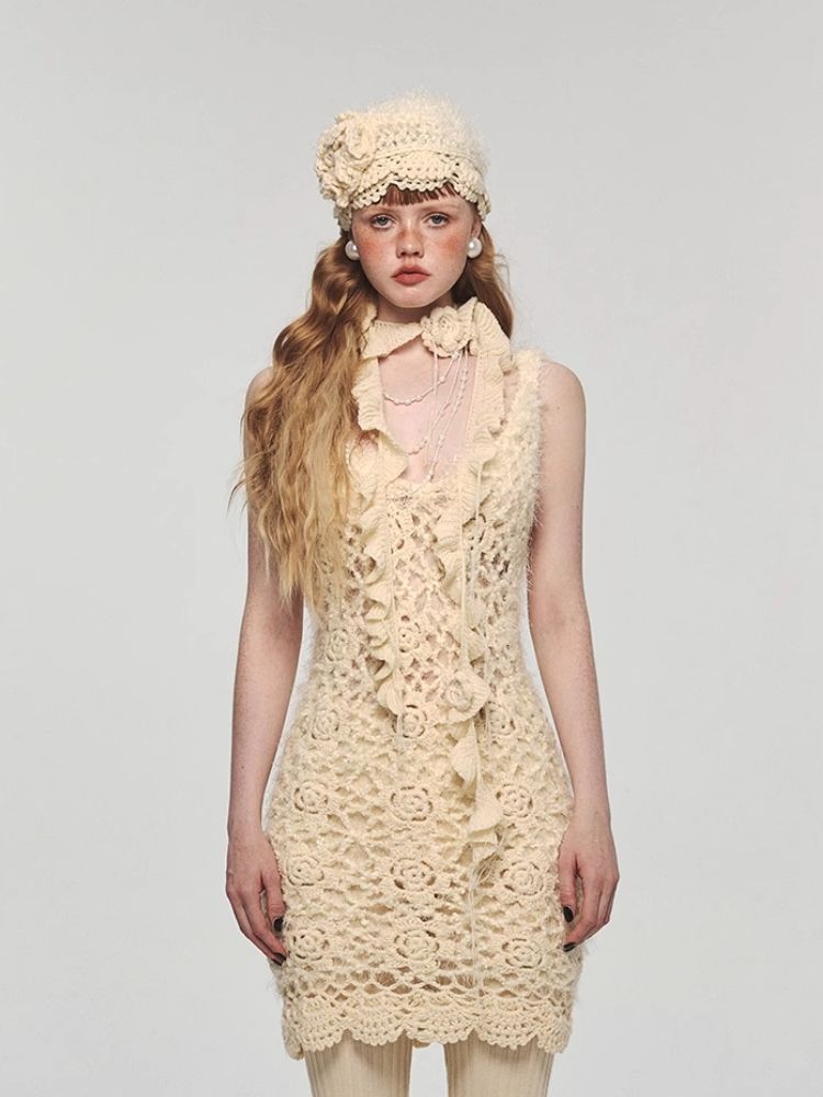 V-neck suspender dress【s0000004154】