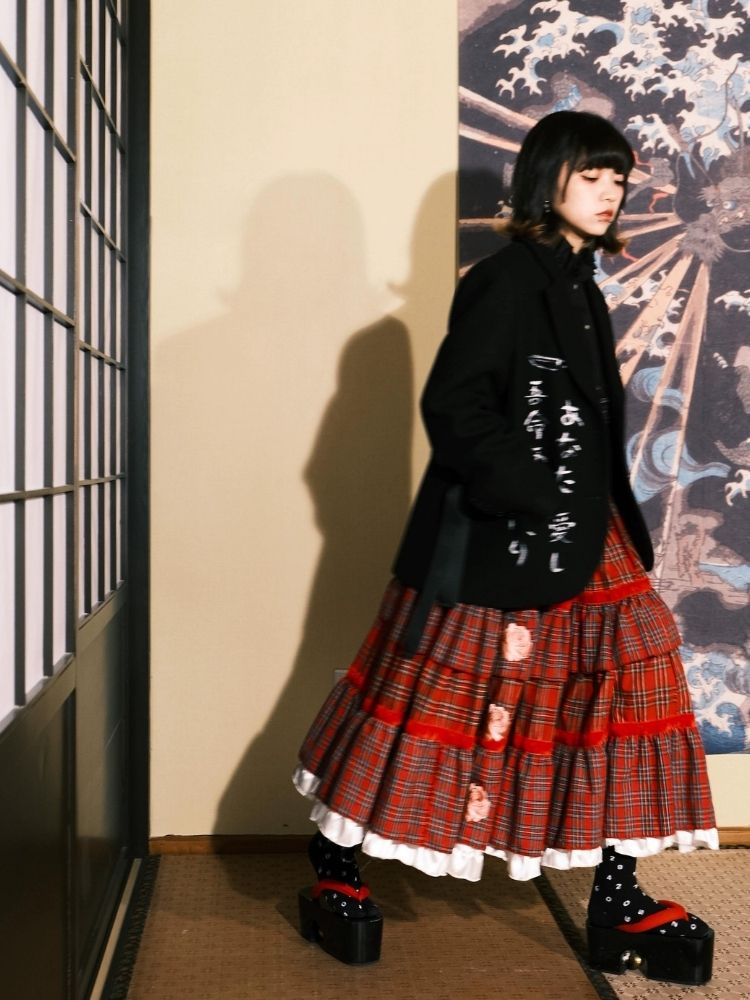 Black Wool Suit Jacket【s0000003618】