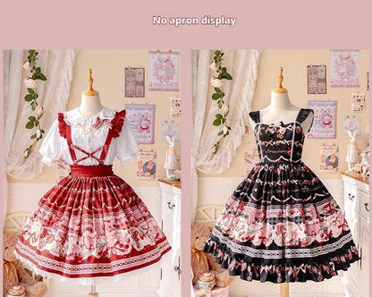 OCELOT - Sweet Lolita Lolita JSK and SK Rabbit Strawberry Dress