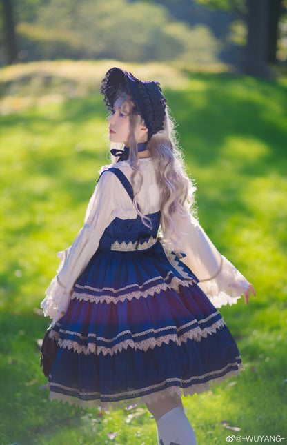 Infanta - Cake Tree - Classic Lolita JSK Dress Tiered Lace Dress
