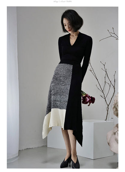 lady's slim wool knit