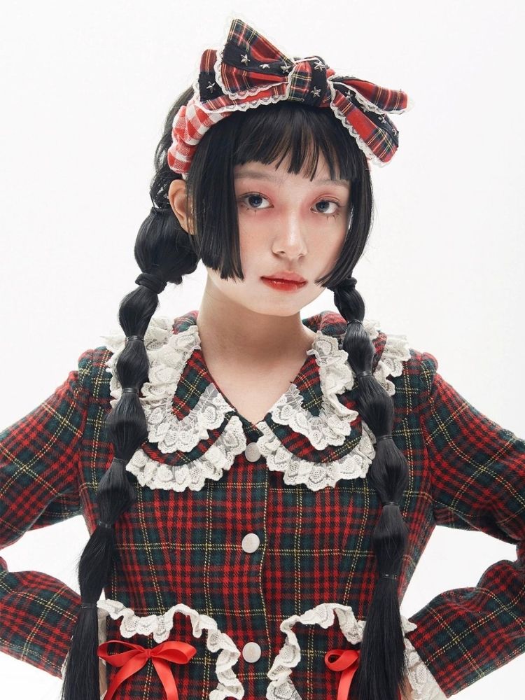 Retro bow hair bands niche design senior sense of sweet hair card headdresses【s0000004280】