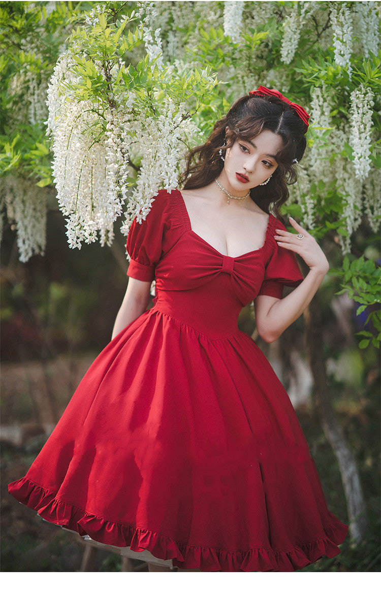 Beleganty - Miss Rebecca - Pure Color Elegant Lolita OP Dress