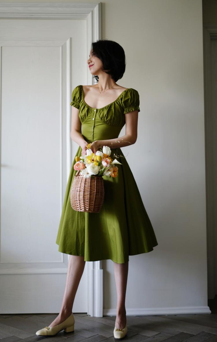 Summer fruit classical dress