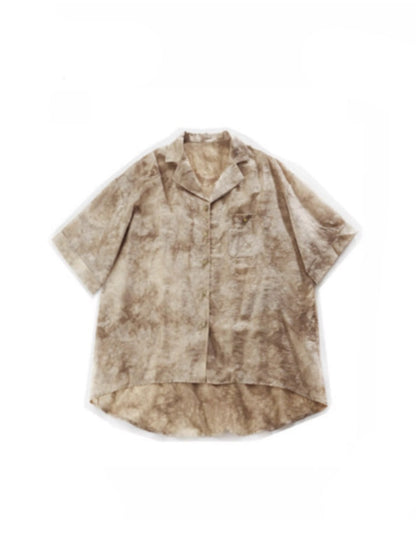 Jacquard Retro Chinese Style Loose Shirt & Pants Skirt Set Up【s0000002978】