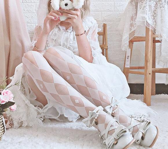 Roji roji - diamond Argyle Lolita Tights