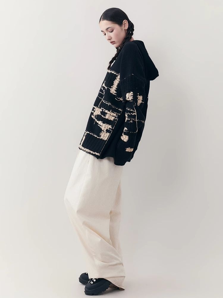 Loose Lazy Cocoon Straight Wide Leg Casual Pants【s0000006391】