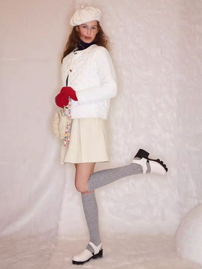 Floral Heart Quilted Cotton Jacket【s0000005932】