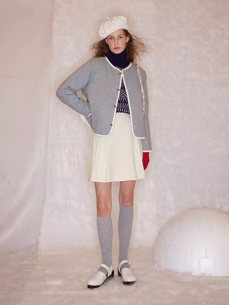 Floral Heart Quilted Cotton Jacket【s0000005932】