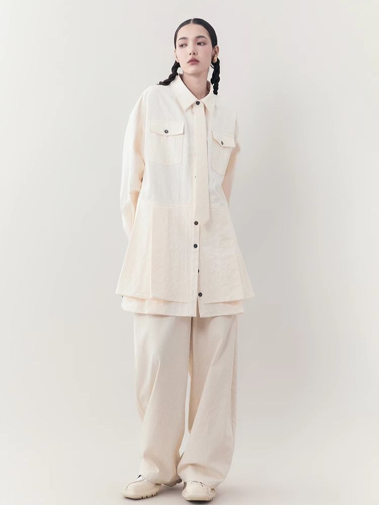 Loose Lazy Cocoon Straight Wide Leg Casual Pants【s0000006391】