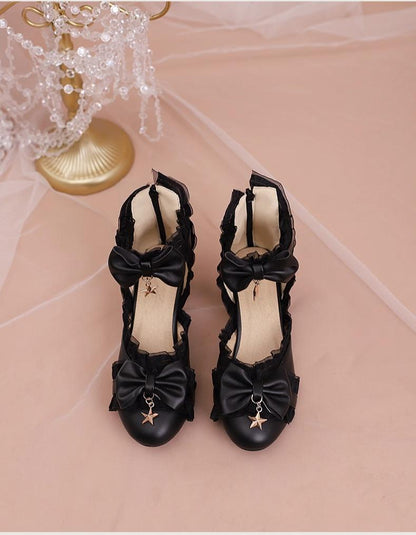 Yana - Shining Star - Sweet Lolita Bow Mary Jane Shoes