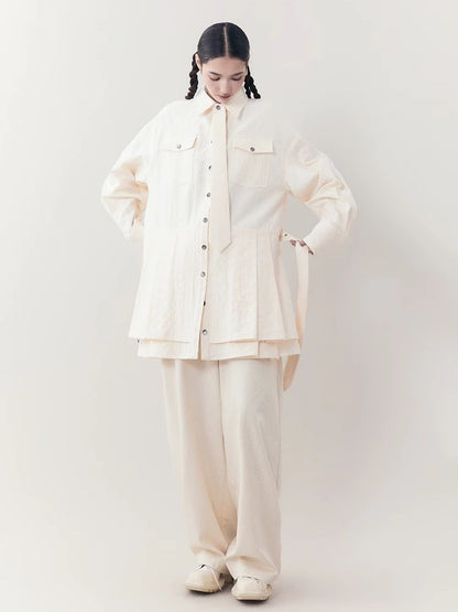 Loose Lazy Cocoon Straight Wide Leg Casual Pants【s0000006391】