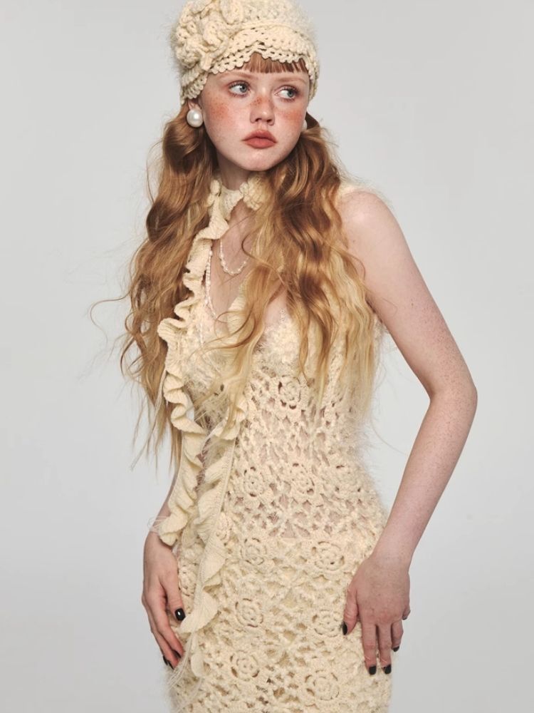 V-neck suspender dress【s0000004154】