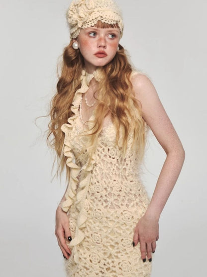 V-neck suspender dress【s0000004154】