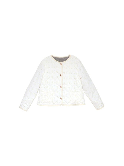 Floral Heart Quilted Cotton Jacket【s0000005932】