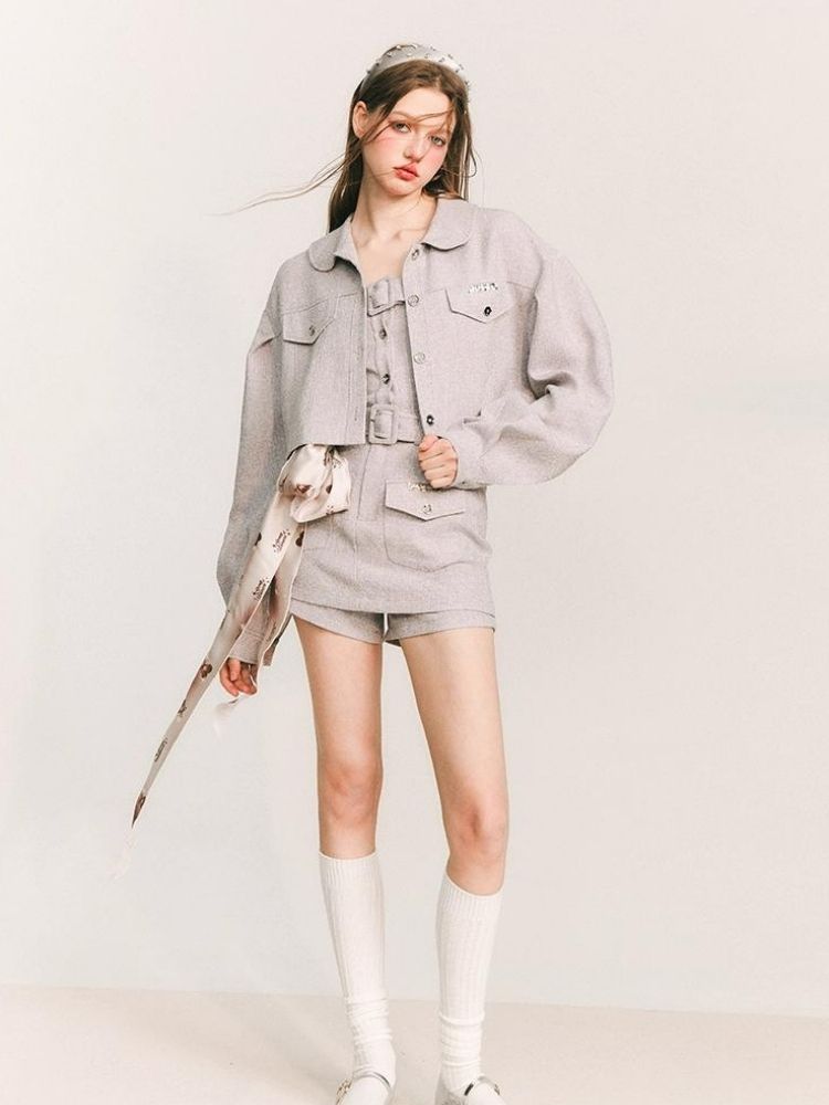 Cute three piece suit【s0000003233】