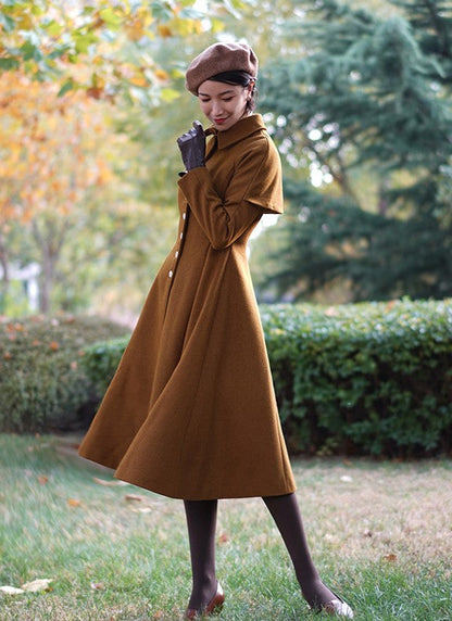 Medieval Exotic Retro Wool Coat