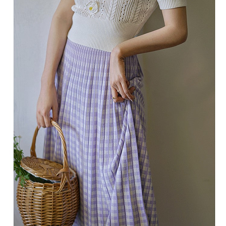 Viscountess French Knitted Skirt