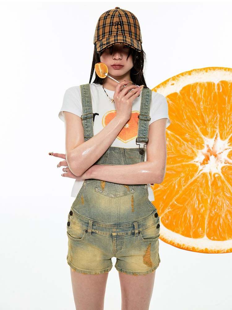 Summer Fruit Print Tee【s0000009141】