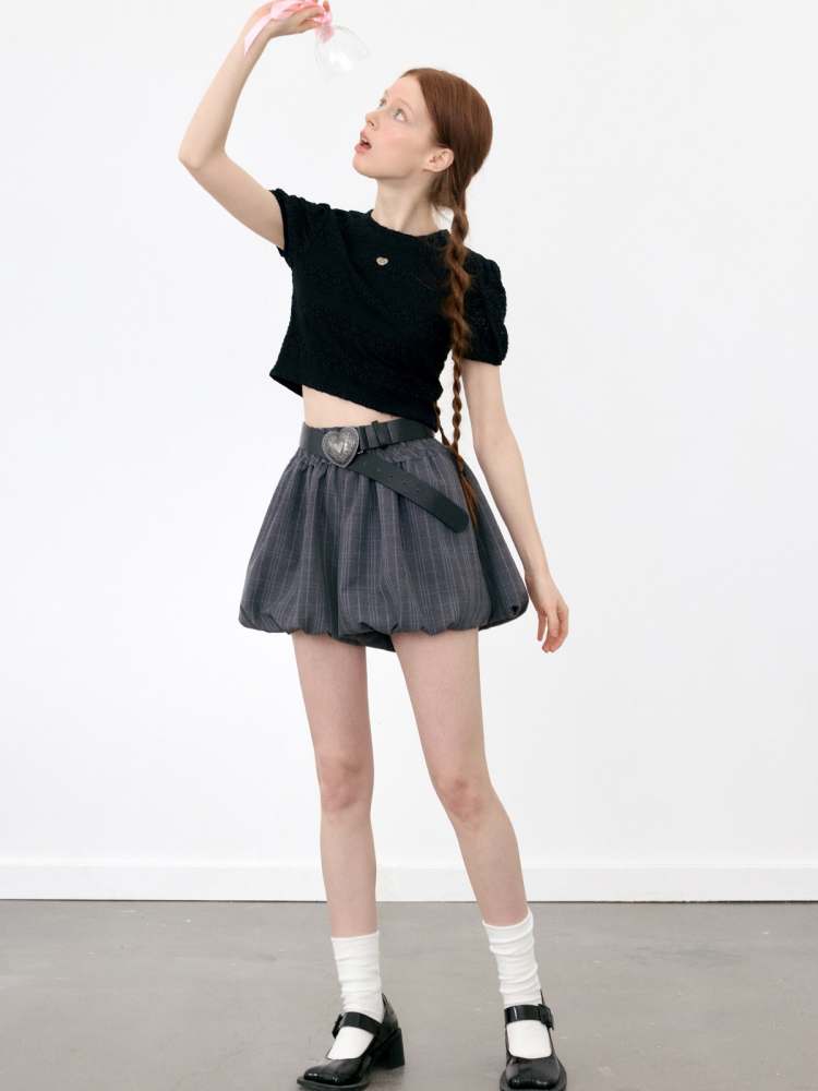 Campus Girl Style Plaid Bud Culottes【s0000008089】