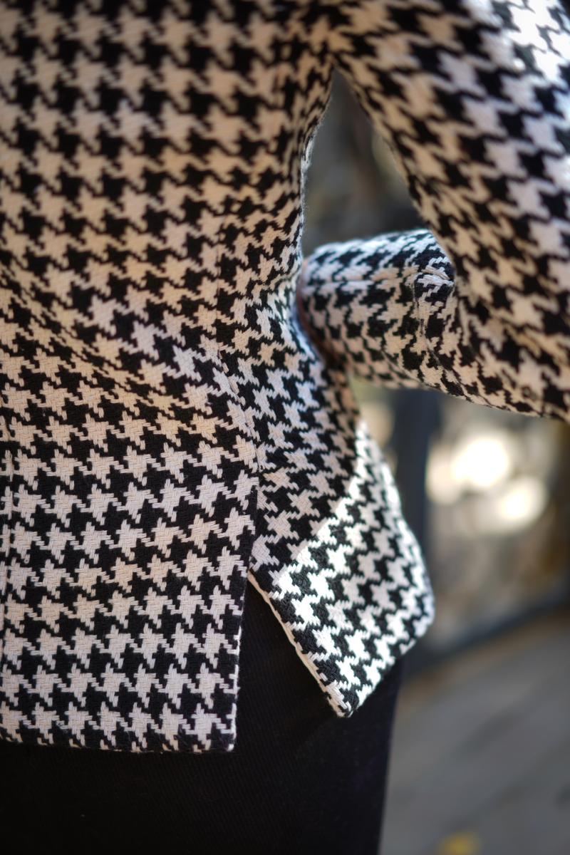 houndstooth tweed jacket