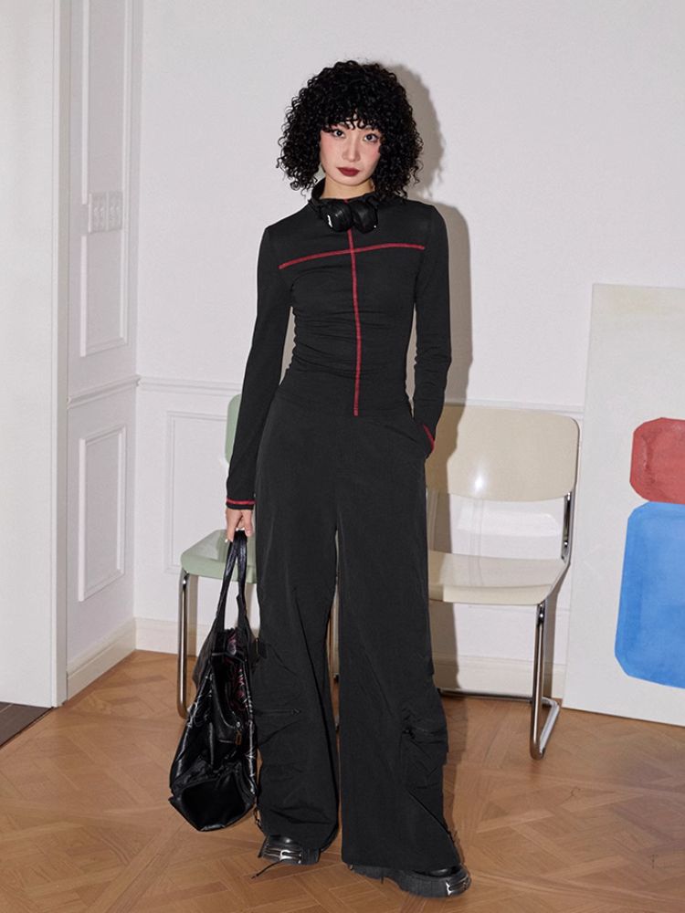 Stitching High Neck Inner T-Shirt【s0000007120】