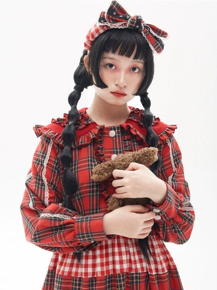 Retro bow hair bands niche design senior sense of sweet hair card headdresses【s0000004280】