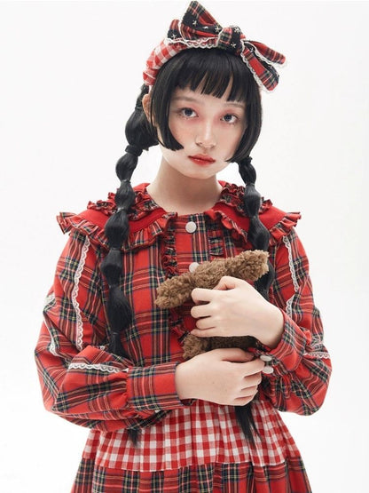 Retro bow hair bands niche design senior sense of sweet hair card headdresses【s0000004280】